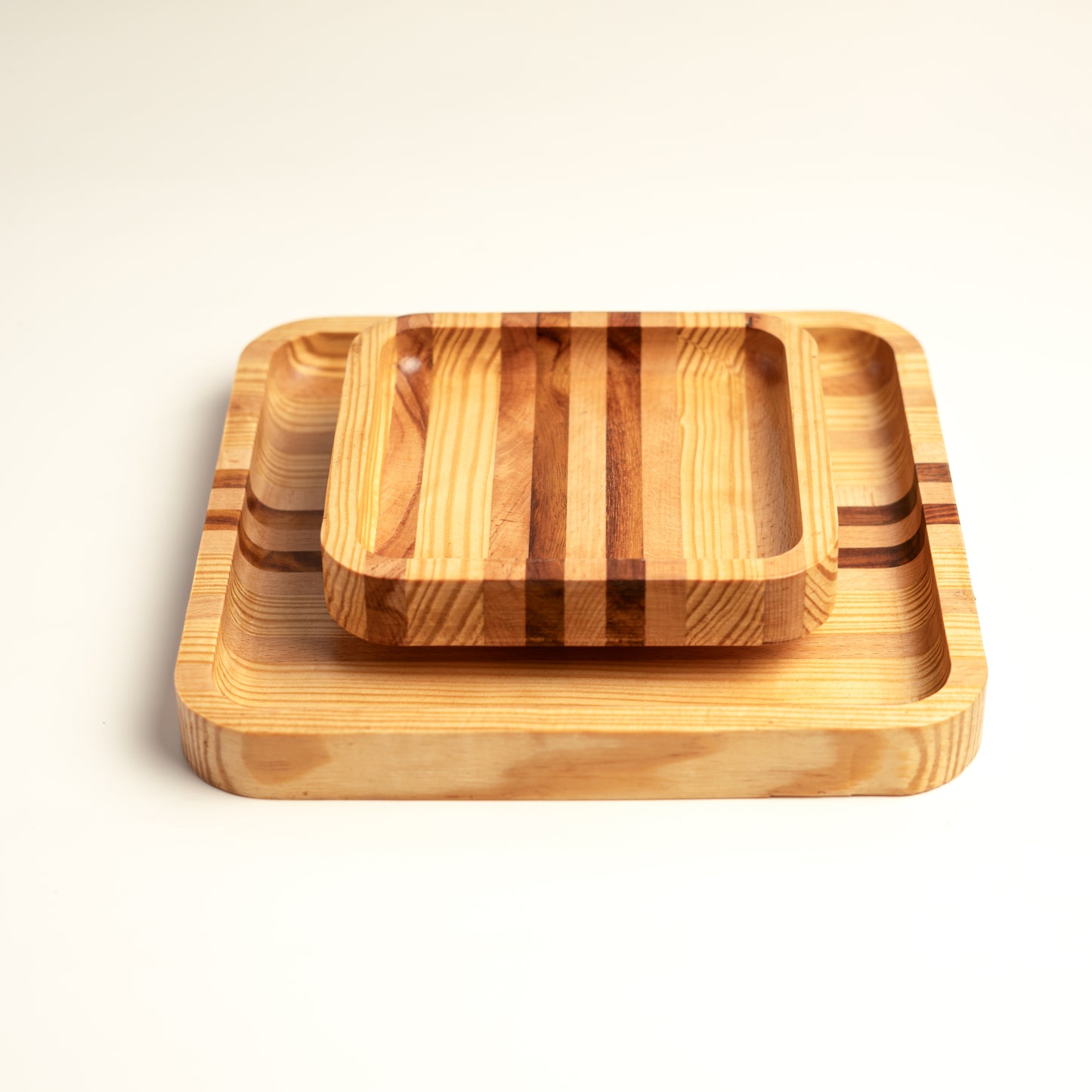 Hijazah Pistachio Snack Bowl Double Dish Holder Bowl Pedestal and Sunflower Seed Nut Bowl with Shell Storage