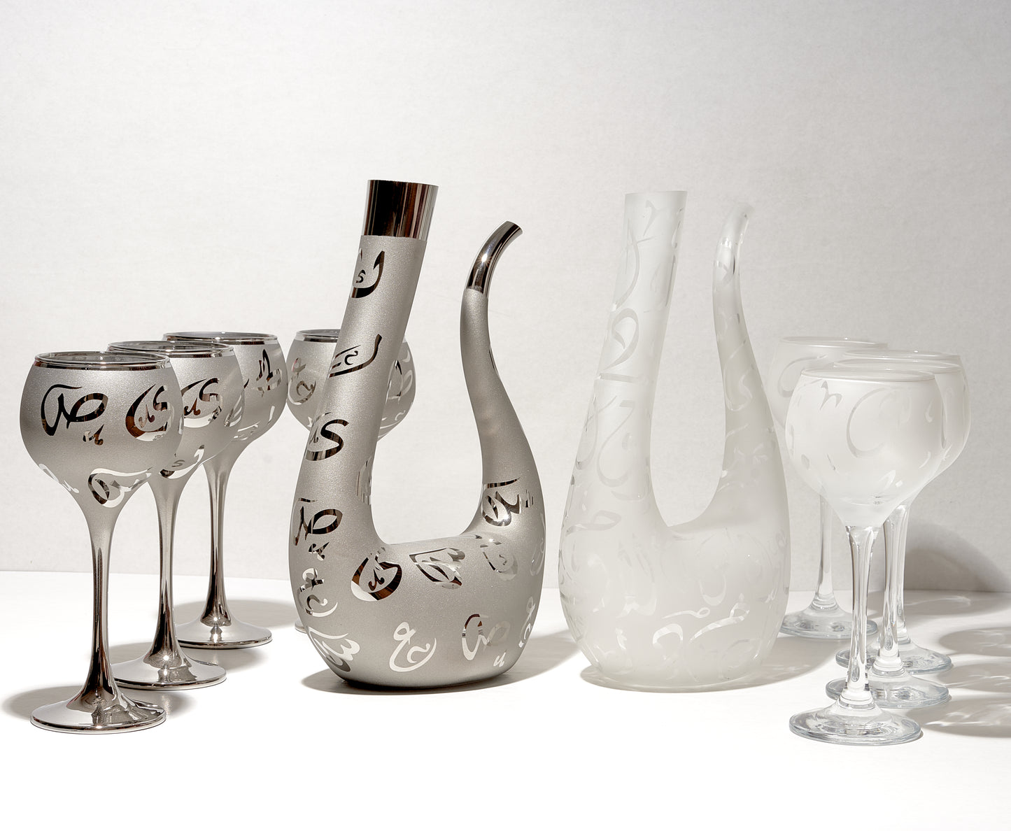 handmade Decanters for Red Wine Wine Lead free Wine Decanters U Shape Wine Decanter Hand Blown Wine Decanters and Carafes U Shape Design