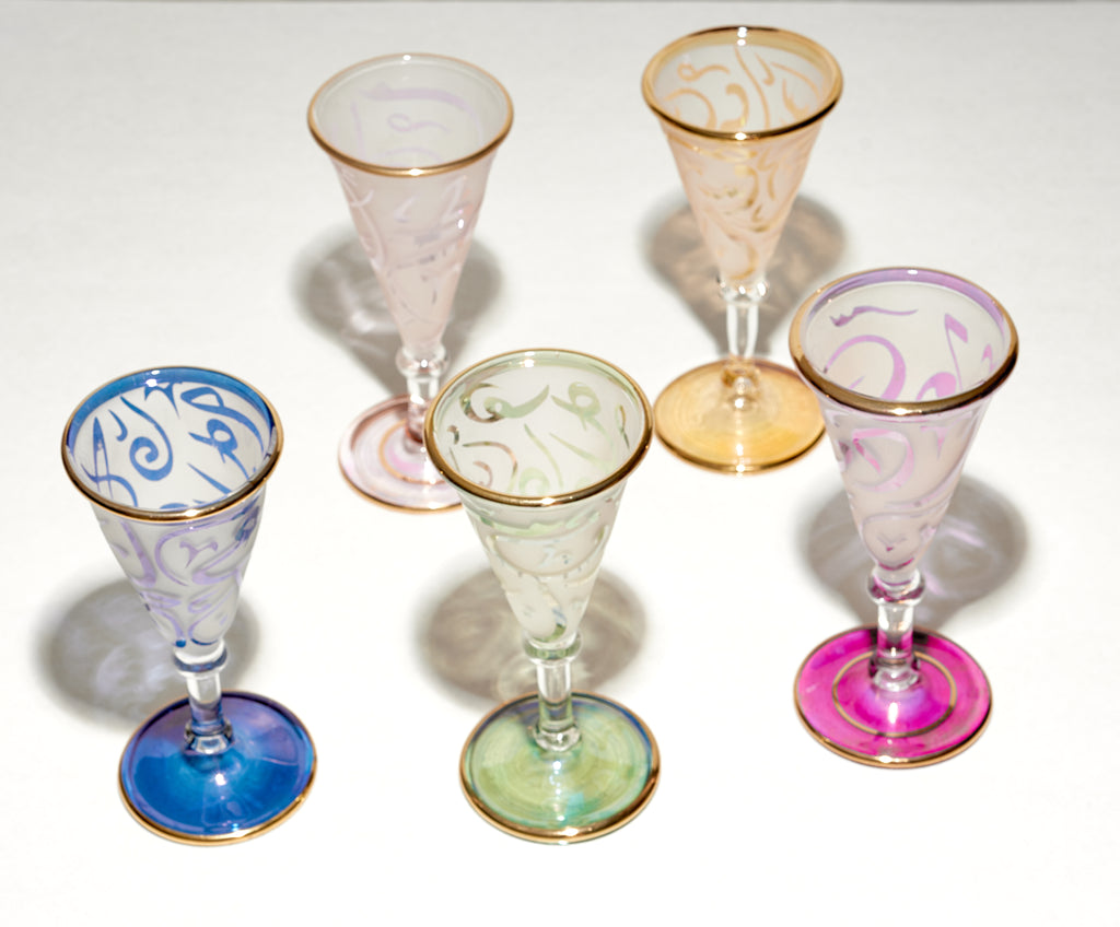 Handmade Wine Decanter Set and four glass Red Wine Decanter Pyrex Glass Gift for Wine and whiskey  Lovers unique gift  by hijazah