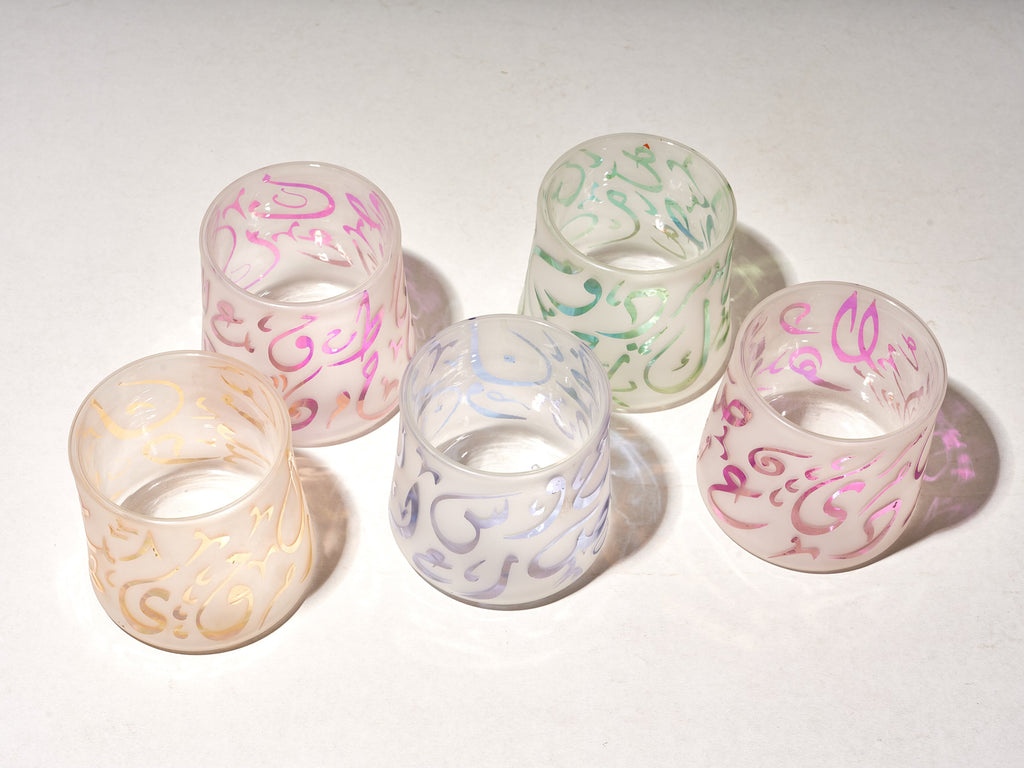 carved glass red wine glass, Egyptaion for whisky and wine  hand-carved transparent Pyrex Glass 2 set