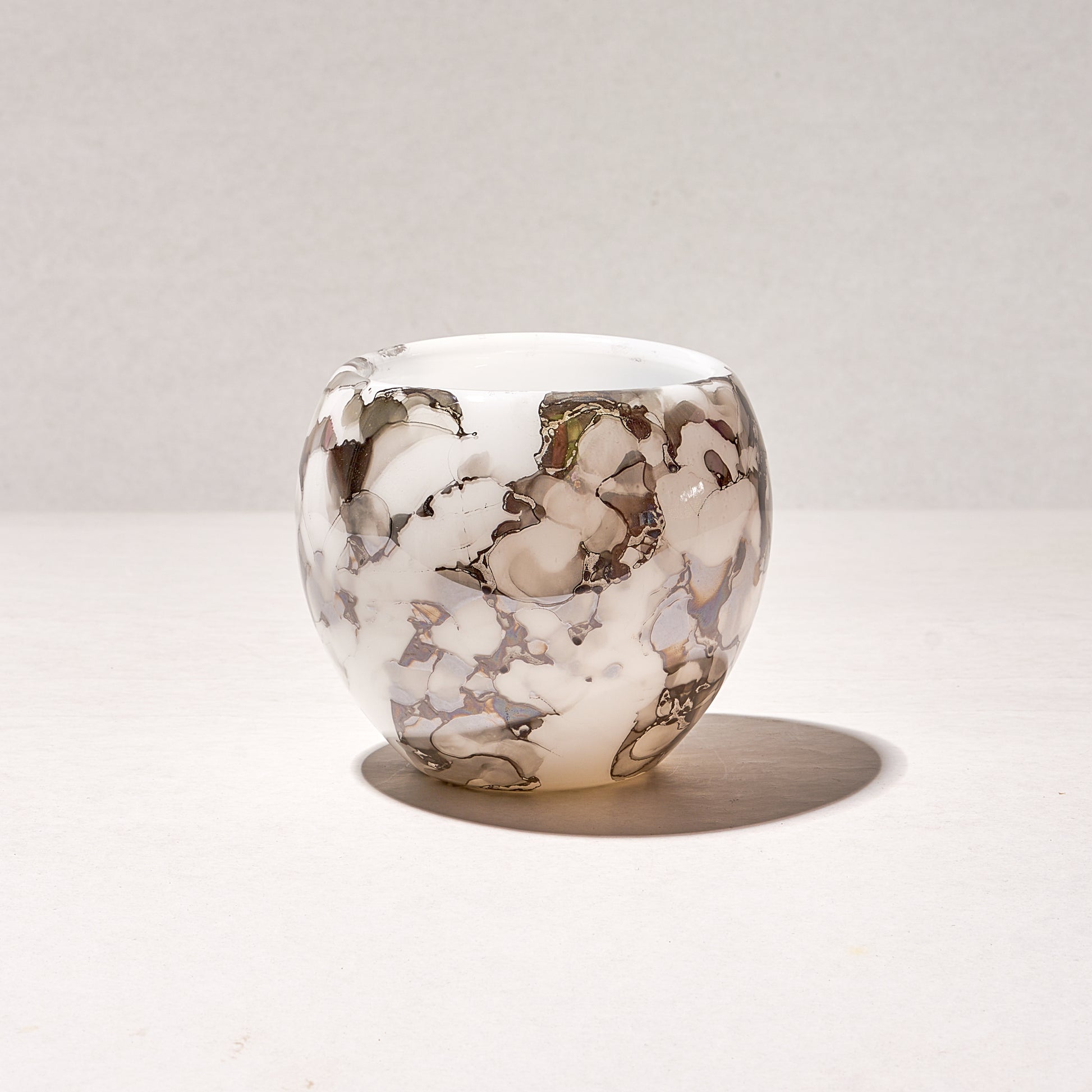 Handmade Egyptian Whisky Glasses and wood coaster Pyrex Glass  Unique Gift for Whisky and wine  Lovers  Double ceramic coolers 1 set