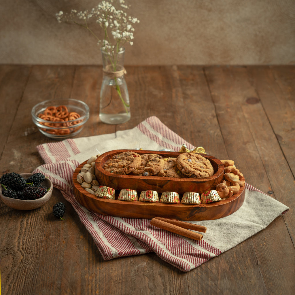 Hijazah Pistachio Snack Bowl Double Dish Holder Bowl Pedestal and Sunflower Seed Nut Bowl with Shell Storage