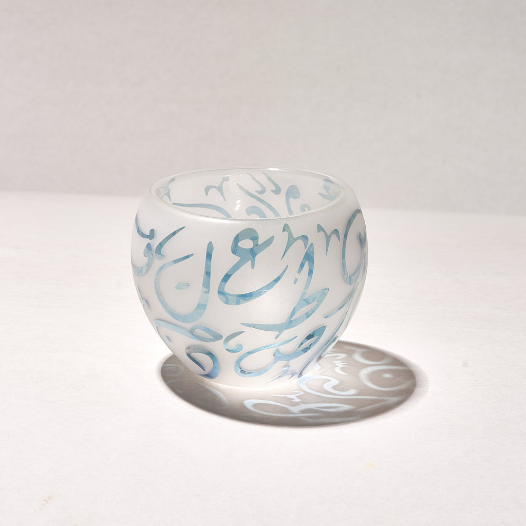 Handmade Egyptian Whisky Glasses with Crane - Pyrex Glass - Cocktail Glasses - Unique Gift for Whisky and wine  Lovers 2 Set