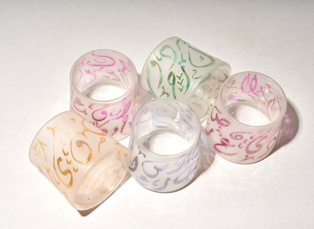 carved glass red wine glass, Egyptaion for whisky and wine  hand-carved transparent Pyrex Glass 2 set