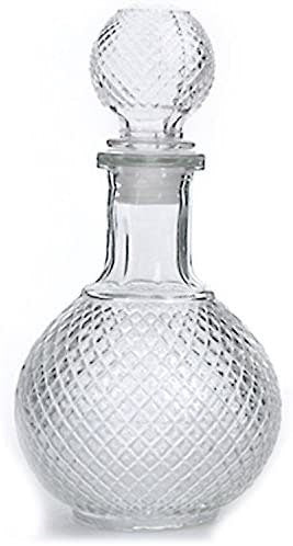 Whiskey Wine Beer Drinking Glass Bottle Decanter Home Bar Round Ball Shape Crystal Whiskey Liquor Carafe Water Jug Barware
