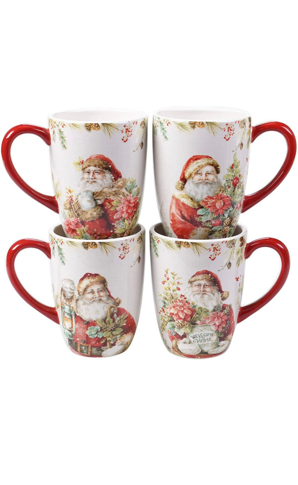 Christmas Story 22 oz. Mugs, Set of 4 by Lisa Audit