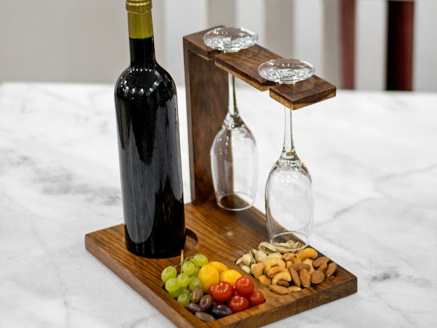 Wine Wooden Stand handmade ,Romantic Stylish