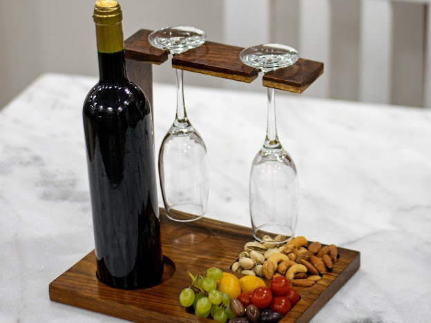 Wine Wooden Stand handmade ,Romantic Stylish