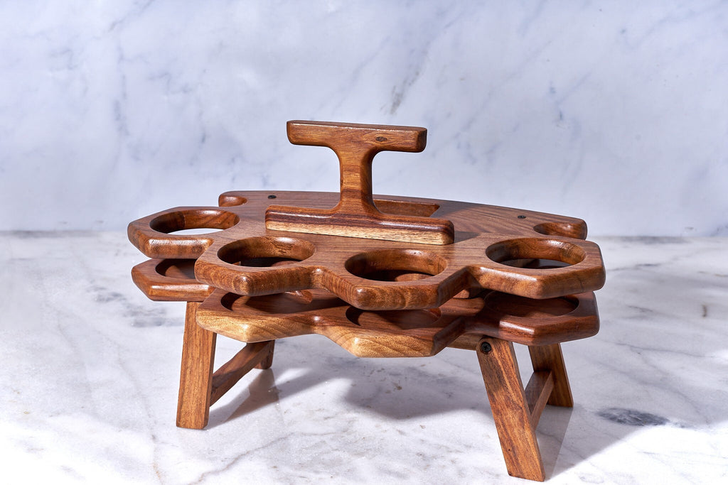 Wooden outdoor and indoor Whisky picnic table